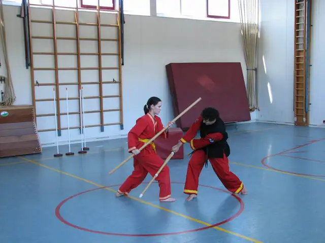 Shirley Teinveld met stoktraining